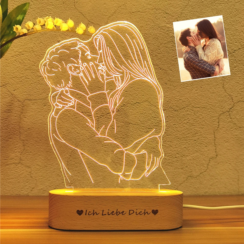 Forever Glow – Personalised Photo Lamp