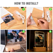 Memory Post – Personalised Photo Lamp